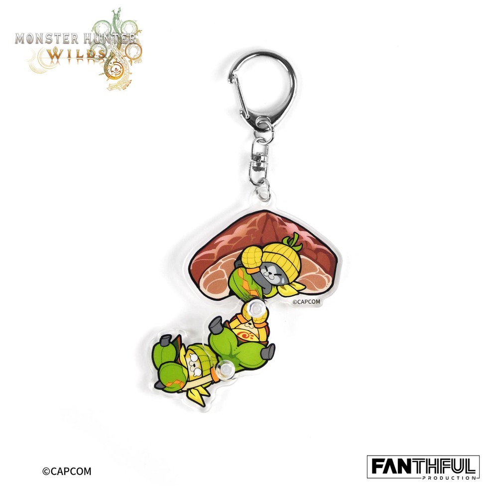 ⟪魔物獵人 荒野⟫-壓克力鑰匙圈 [艾露貓]